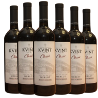 KVINT 克文特 摩尔多瓦原瓶进口 经典梅洛干红葡萄酒 750ml*6瓶