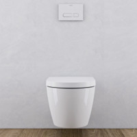 PLUS会员：DURAVIT 杜拉维特 ME by Starck系列 252909 壁挂式马桶