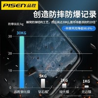 PISEN 品胜 苹果12-11系列钢化膜iphone12高清膜12pro绿光膜promax防窥膜