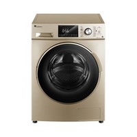 小天鹅 TD100S32DG5 滚筒洗干一体机全智能大容量洗涤变频洗衣机 摩卡金
