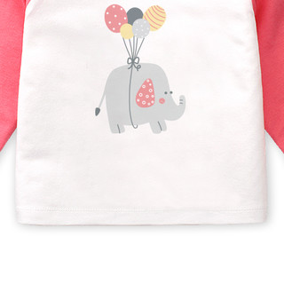 yinbeeyi 婴蓓依 儿童长袖T恤 气球小象 90cm