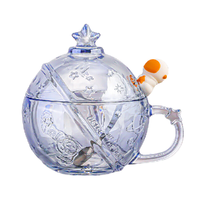 LOVWISH 乐唯诗 X 中国航天 玻璃杯 320ml 雾夜蓝