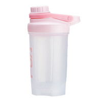 富光 塑料摇摇杯 500ml 樱花粉