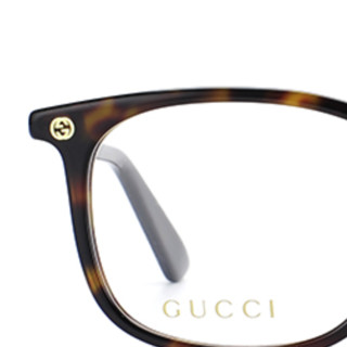 GUCCI 古驰 GG0157OA 中性板材眼镜框 玳瑁色