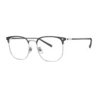 BOLON 暴龙 钻晶A4系列 BJ7130 银黑色合金眼镜框+1.67折射率 非球面镜片