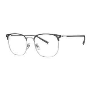 BOLON 暴龙 钻晶A4系列 BJ7130 银黑色合金眼镜框+1.67折射率 非球面镜片