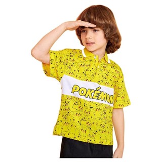 Baleno 班尼路 8222202B003  儿童短袖POLO衫 黄色 120cm