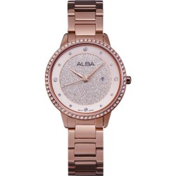 seiko 精工 alba系列 女士石英表 ah7w20x1