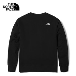 THE NORTH FACE 北面 卫衣男女通用款TheNorthFace户外舒适保暖长袖圆领套头针织外套 JK3/黑色 L/175