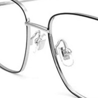 winsee 万新&essilor 依视路 COV2007BK 金属眼镜框+钻晶X4系列 非球面镜片