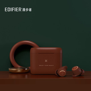 EDIFIER 漫步者 EJOY 冇心联名定制款 入耳式真无线降噪蓝牙耳机 火炉红 蓝牙