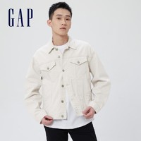 抖音超值购：Gap 盖璞 男装秋季2022新款工装风宽松翻领夹克837106 廓形休闲外套