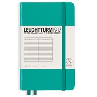 LEUCHTTURM 灯塔经典系列 1917 A6硬皮笔记本 空白内页款 翠绿色 单本装