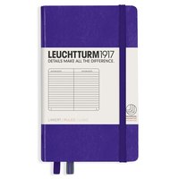 LEUCHTTURM 灯塔经典系列 1917 A6硬皮笔记本 空白内页款 紫色 单本装