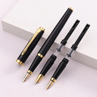 YONGSHENG 永生 钢笔 9101-3 黑色 0.38MM+0.5MM+0.8MM 三笔头礼盒装
