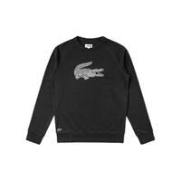 LACOSTE 拉科斯特 男士圆领卫衣 SH7723 黑色 XL