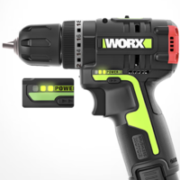 3.8焕新、家装季：WORX 威克士 WU131X.2 无刷冲击钻套装 12V 2.0Ah单电