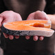 生鲜五折凑单：渔天下 三文鱼圆切鱼排（大西洋鲑）200g