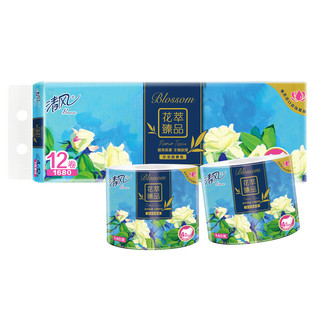 Breeze 清风 花萃臻品系列 有芯卷纸