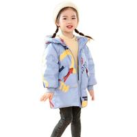 SNOOPY 史努比 MzSZDEs7 儿童羽绒服 花布涂鸦 150cm