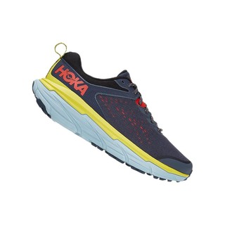 HOKA ONE ONE Challenger ATR 6 男子跑鞋 1106510-OBGS 墨蓝色/碧绿色 42.5 宽楦版