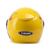YEMA 野马 207S 摩托车头盔 半盔 透明镜片 黄色假日福马 均码