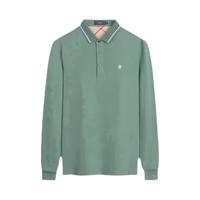 FIRS 杉杉 男士长袖POLO衫 FT6203TM088 灰绿色 XXXL