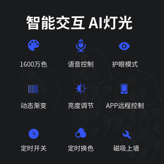 Cololight MIX蜂窝灯rgb氛围灯奇光板智能电竞房桌面氛围灯潮玩手办展示盒收纳亚克力量子灯 拓展灯（需搭配主灯及24V电源使用）