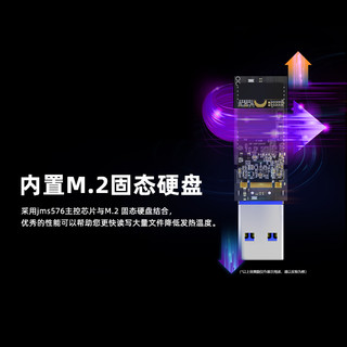 cool-fish 固态U盘USB3.2高速移动固态闪存优盘电脑外置系统大容量Type-C手机u盘 256G