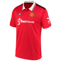 adidas 阿迪达斯 MUFC H JSY 22-23赛季曼联主场球衣球迷版 男子足球球衣 H13881