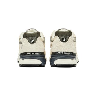 new balance 990 V3系列 中性休闲运动鞋 M990AD3 米色 37.5