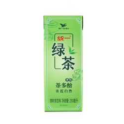 Uni-President 统一 绿茶 清凉薄荷风味 夏季清凉 250ML*24盒 整箱装