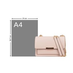 MICHAEL KORS 迈克·科尔斯 MK女包 JADE系列牛皮革浅粉色单肩斜挎包 30S9GJ4L9L SOFT PINK