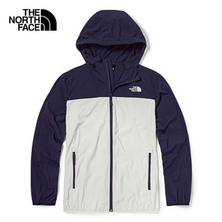 北面 防晒衣男 The North Face(TNF)户外运动春夏防风轻便皮肤衣轻薄长袖连帽外套 4U8X 50A M/170