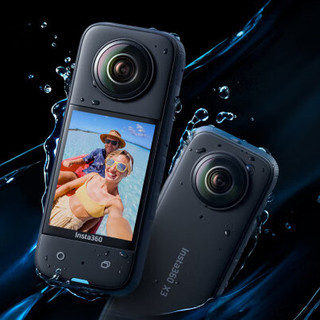 X3全景运动相机防抖防水摄像机5.7K高清Vlog摩托车骑行滑雪潜水路亚