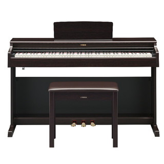YAMAHA 雅马哈 YDP系列 YDP-165R 电钢琴 88键重锤键盘 棕色 官方标配