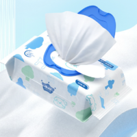 88VIP：子初 婴儿湿巾新生儿童湿纸巾手口专用家庭清洁湿巾实惠装80抽6包 1件装