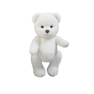 TeddyTales 莉娜熊 PRO系列 手工泰迪熊毛绒玩具 基础款 小号 奶白色