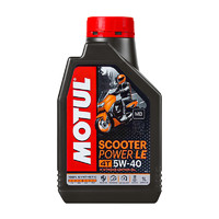 PLUS会员：MOTUL 摩特 金绵羊四冲程全合成摩托车机油 SN 5W-40 1L