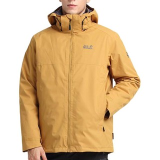 Jack Wolfskin 狼爪 ACTIVE OUTDOOR系列 男子冲锋衣 5119612-5205 琥珀金 S