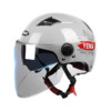 YEMA 野马 YEMA-329S 摩托车头盔 半盔 透明镜片
