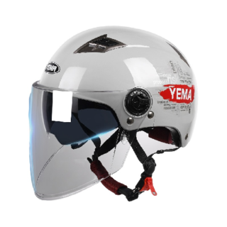 -329S 摩托车头盔 半盔 透明镜片