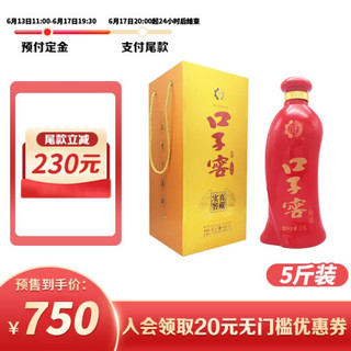 口子窖6年型 六年型46度2500ml*1坛 高度白酒 大坛酒