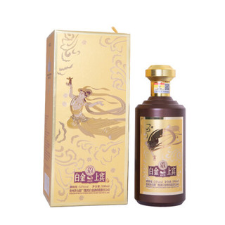 MOUTAI 茅台 白金上宾酒(M10) 酱香型白酒 53度 500ml*1瓶 礼盒酒水