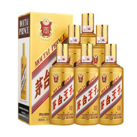 移动端、京东百亿补贴：茅台 王子酒 金王子 53%vol 酱香型白酒 500ml*6瓶