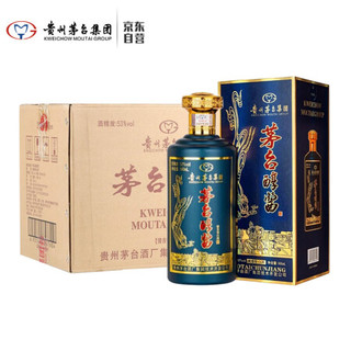 MOUTAI 茅台 集团2018年茅台醇酱封藏蓝中秋送礼飞天仙女酱香型白酒53度500ml*6瓶 贵州茅台酒厂集团技术开发公司出品