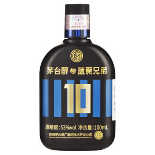 MOUTAI 茅台 集团 茅台醇 蓝黑兄弟 53度 柔和酱香型白酒 100ml 6瓶装