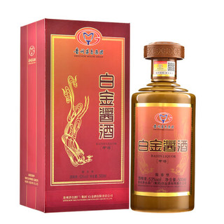 MOUTAI 茅台 集团 白金酱酒 中将 酱香型白酒 53度 500ml 单瓶装