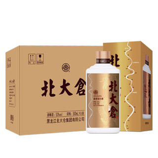 北大仓 金酱 53度 500ml*6瓶 整箱装 酱香型白酒