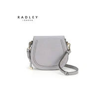 RADLEY LONDON Radley鳄鱼纹路牛皮马鞍包单肩女士英国包送女友礼物 灰色/H3913036